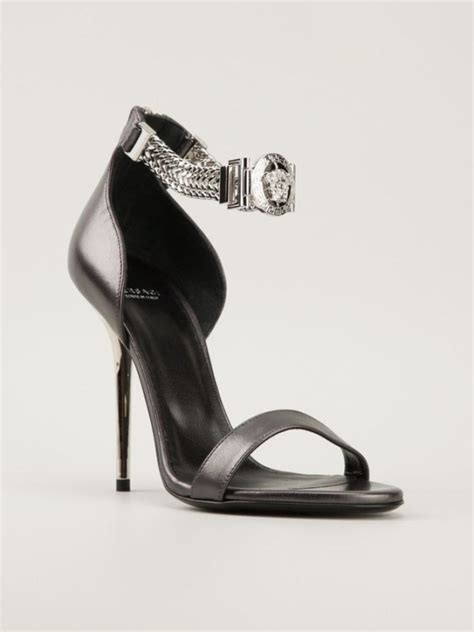 medusa face versace|versace medusa detail round heels.